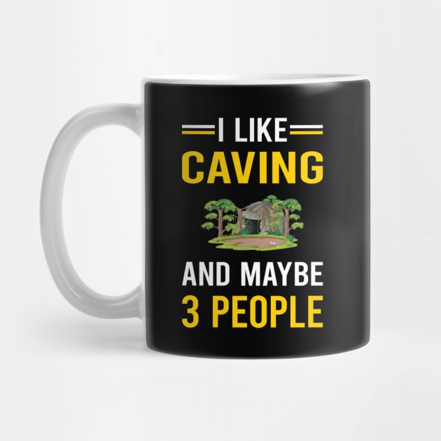 3 People Caving Caver Spelunking Spelunker Speleology by Good Day